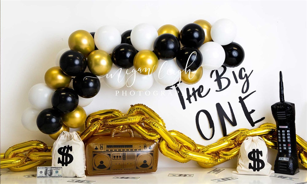 Kate The Big One Birthday Backdrop Balloon Designed by Megan Leigh Photography - Kate Backdrop AU