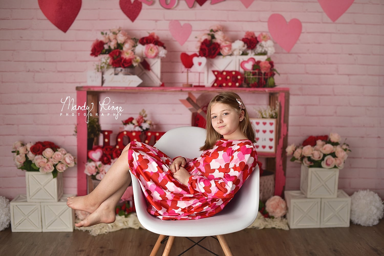 Kate Valentine's Day Love Backdrop Heart Designed by Mandy Ringe Photography - Kate Backdrop AU