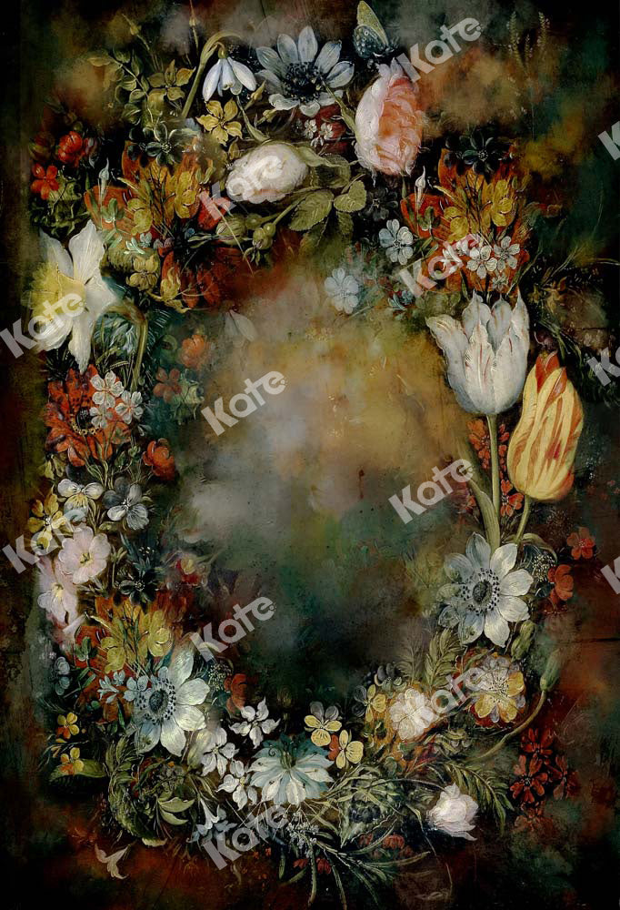Kate Vintage Floral Abstract Backdrop Portrait Designed by Kate Image - Kate Backdrop AU