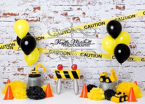 Kate Construction Fun Backdrop Designed By Krystle Mitchell Photography - Kate Backdrop AU