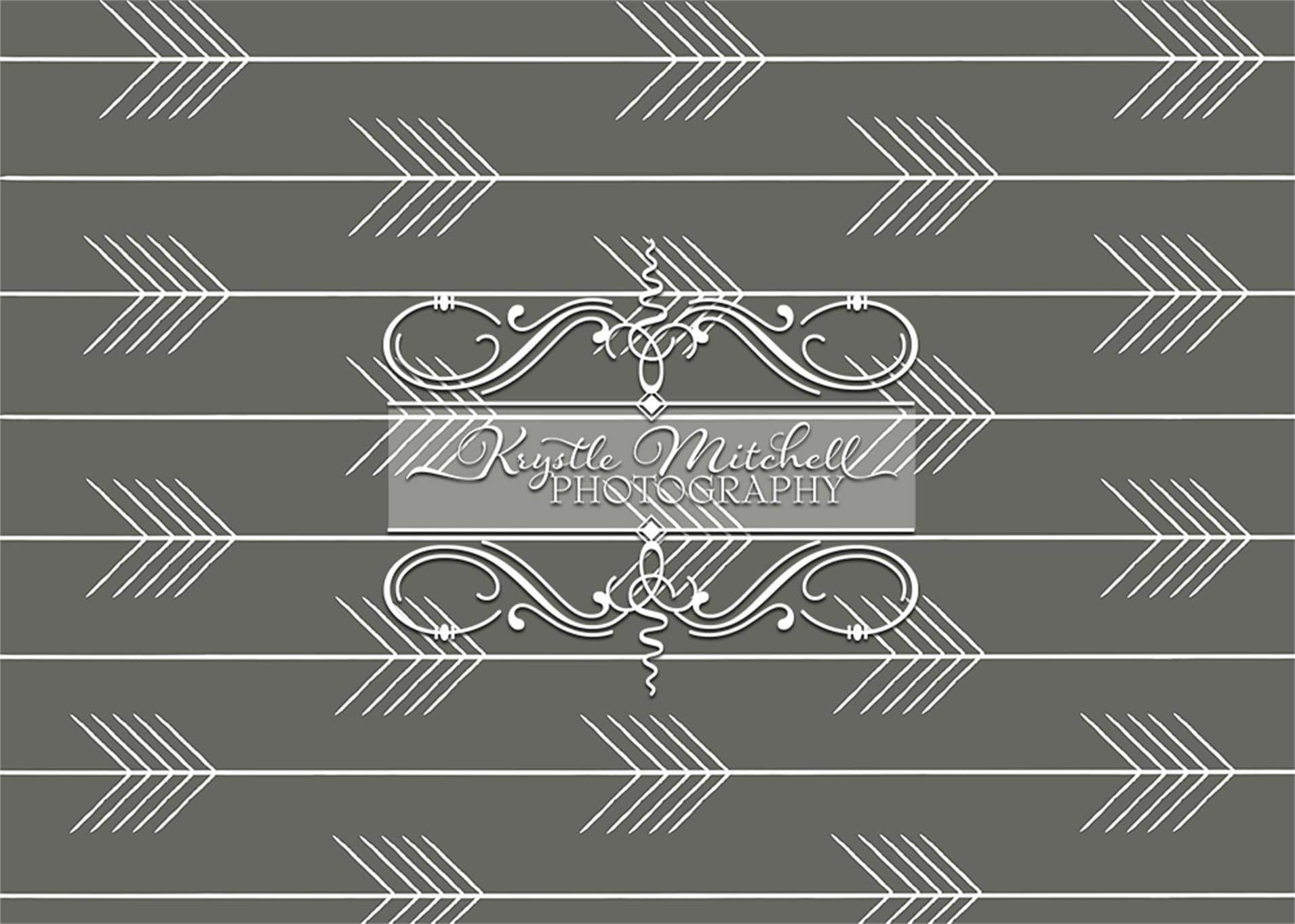 Kate Gray Arrows Backdrop Designed By Krystle Mitchell Photography - Kate Backdrop AU