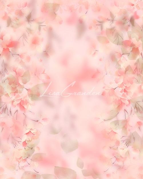 Kate Florals Backdrop Pink Blossoms Designed by Lisa Granden - Kate Backdrop AU