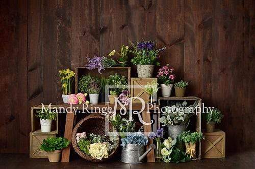 Kate Spring Flower Crates Backdrop Designed By Mandy Ringe Photography - Kate Backdrop AU