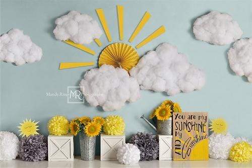 Kate Sunflower Sunshine Children Backdrop Designed By Mandy Ringe Photography - Kate Backdrop AU