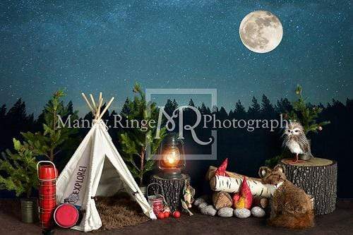 Kate Camping at Night Children Backdrop Designed By Mandy Ringe Photography - Kate Backdrop AU