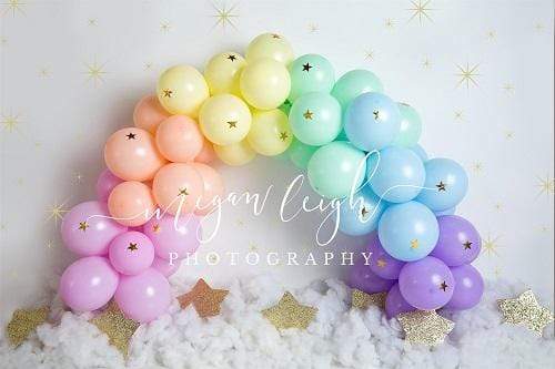 Kate Balloons Garland Children Backdrop Designed by Megan Leigh Photography - Kate Backdrop AU