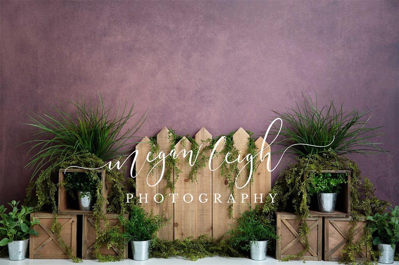 Kate Greens Garden Purple Backdrop Designed by Megan Leigh Photography - Kate Backdrop AU