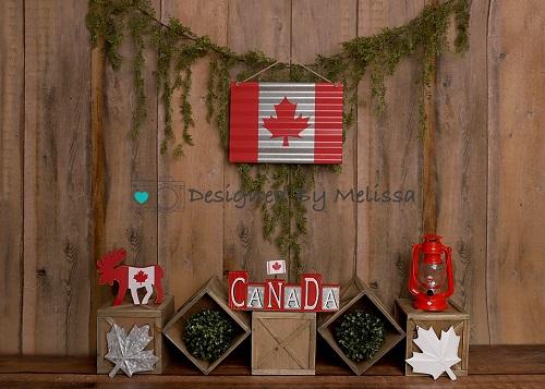 Kate Canada Day Backdrop Designed by Melissa King - Kate Backdrop AU