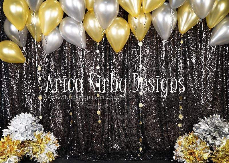 Kate Golden New Years Bash Backdrop designed by Arica Kirby - Kate Backdrop AU
