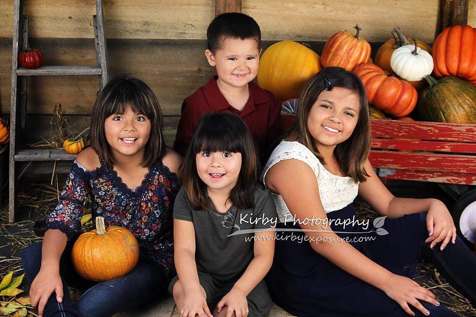 Kate Pumpkin Harvest Backdrop Autumn and Halloween designed by Arica Kirby - Kate Backdrop AU