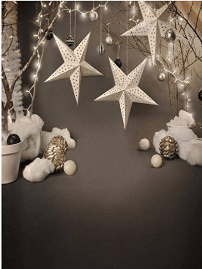 Katebackdrop£ºKate Children Grey Star Photography Backdrops for Christmas photos deco