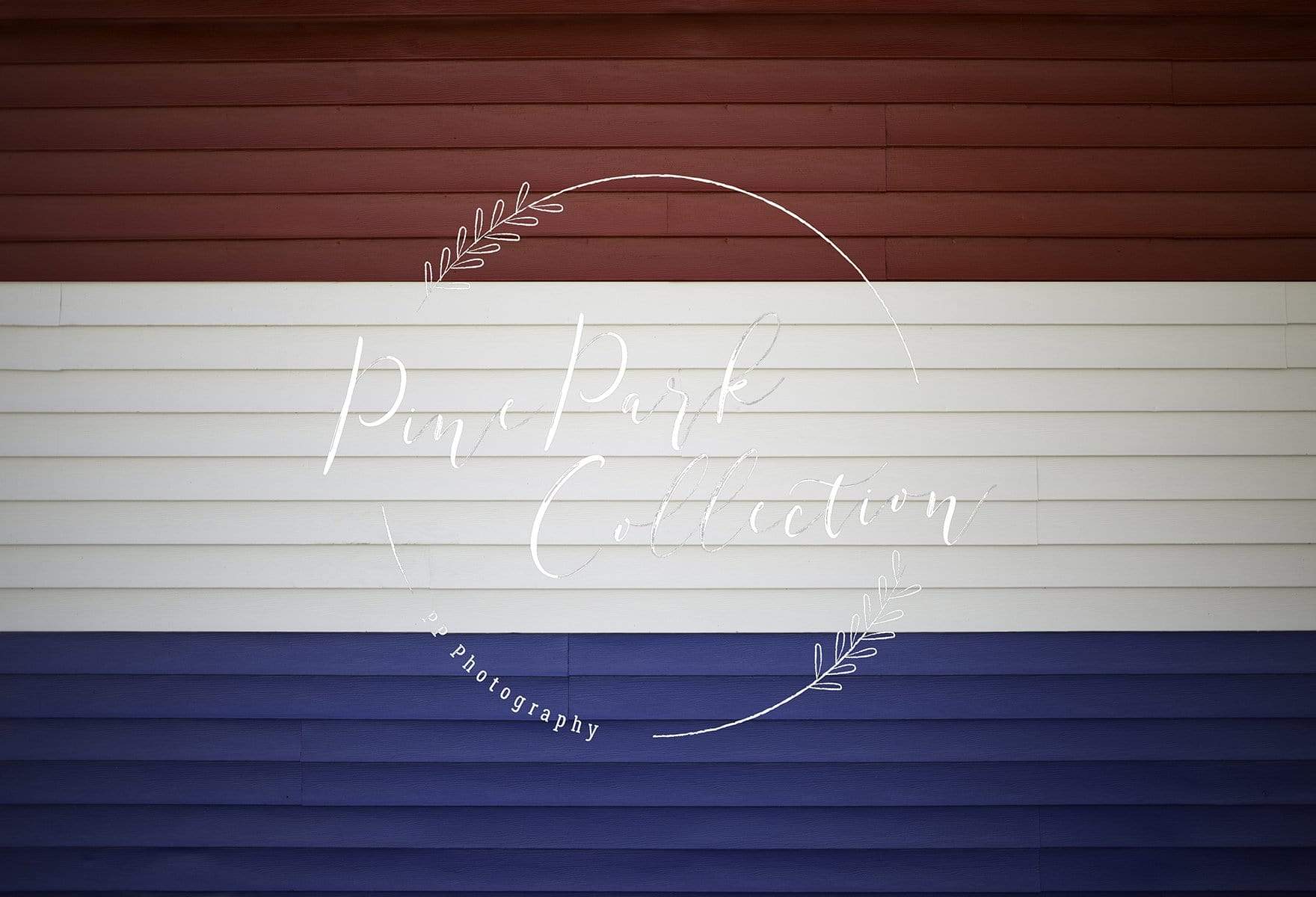 Kate Red White and Blue Wood Backdrop for Photography Designed by Pine Park Collection - Kate Backdrop AU