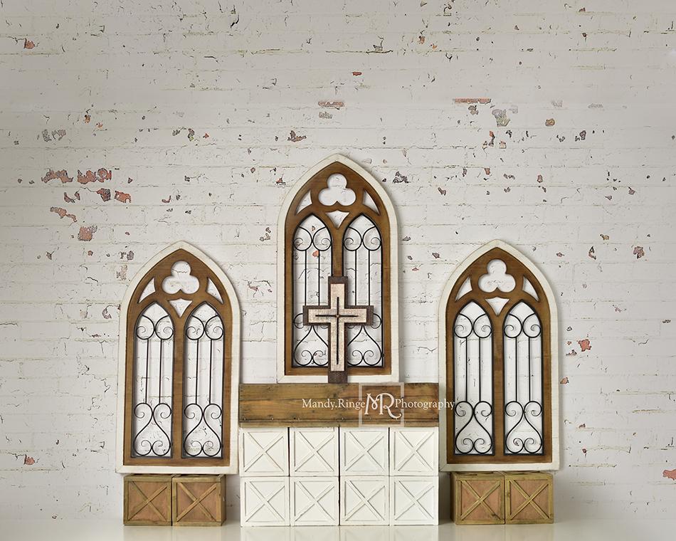 Kate Rustic Church Windows Wedding Backdrop Designed By Mandy Ringe Photography - Kate Backdrop AU
