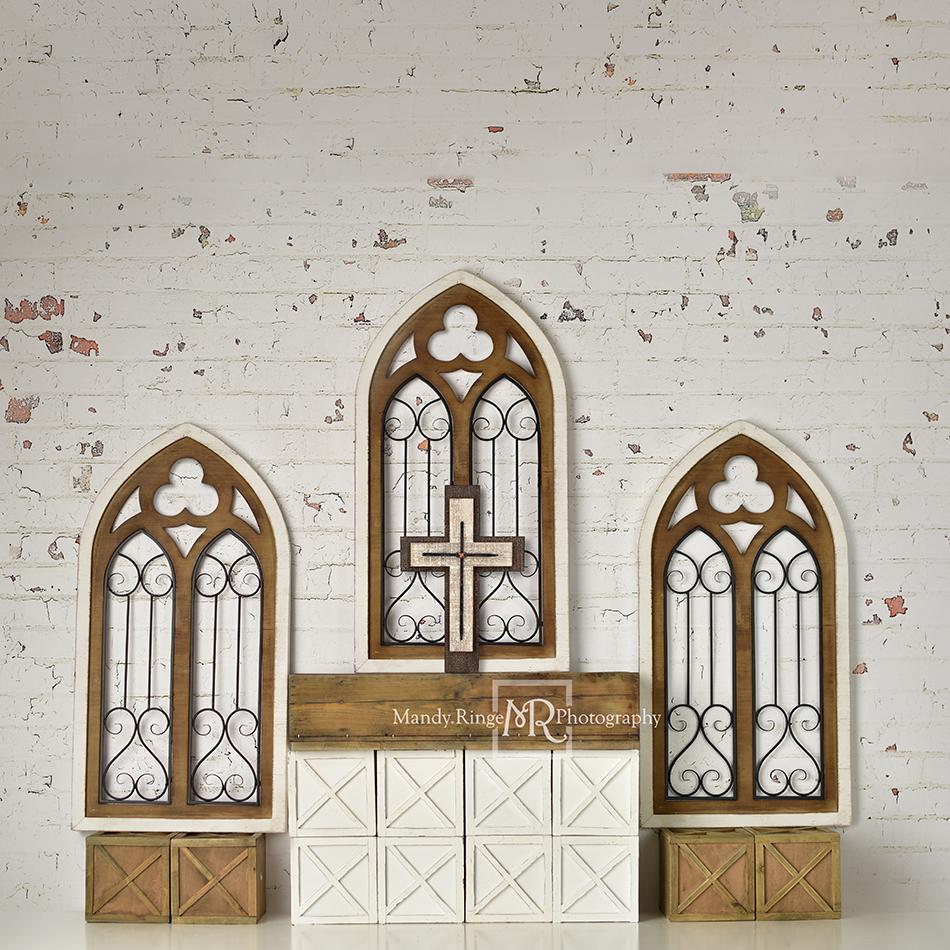 Kate Rustic Church Windows Wedding Backdrop Designed By Mandy Ringe Photography - Kate Backdrop AU