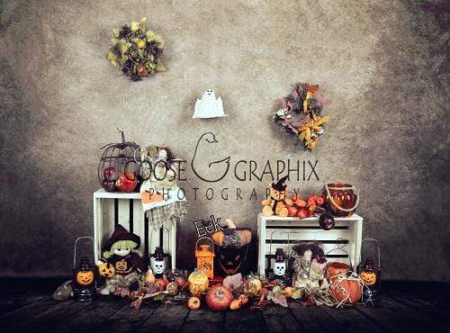 Kate Rustic Spooky Halloween Backdrop Designed By Amanda Moffatt - Kate Backdrop AU