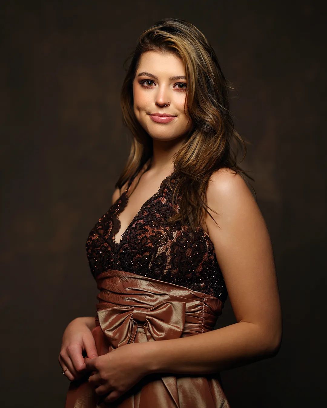 Kate 5x7ft Abstract Texture Dark Brown Color Hand Painted Canvas Backdrop - Kate Backdrop AU