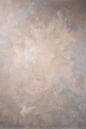 Kate Abstract Brown Strong Textured Hand Painted Canvas Backdrop featuring muted brown and gray swirled patterns