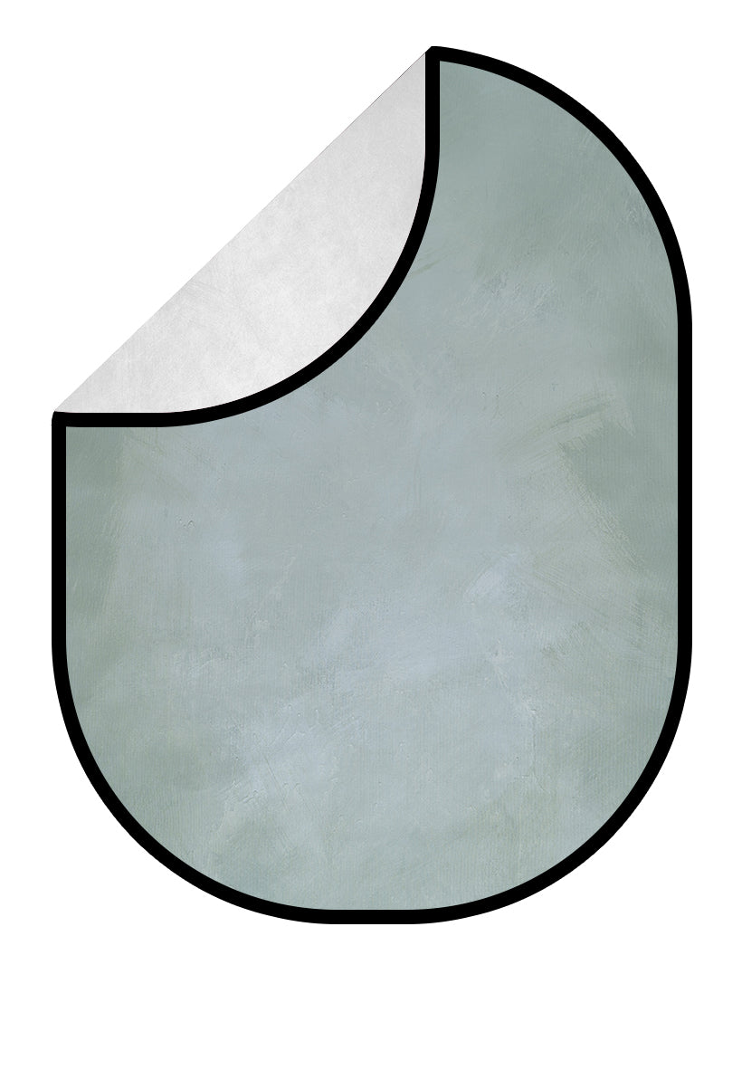 Kate Abstract White/Gray mix Green Collapsible Backdrop Photography 5X6.5ft(1.5x2m) - Kate Backdrop AU