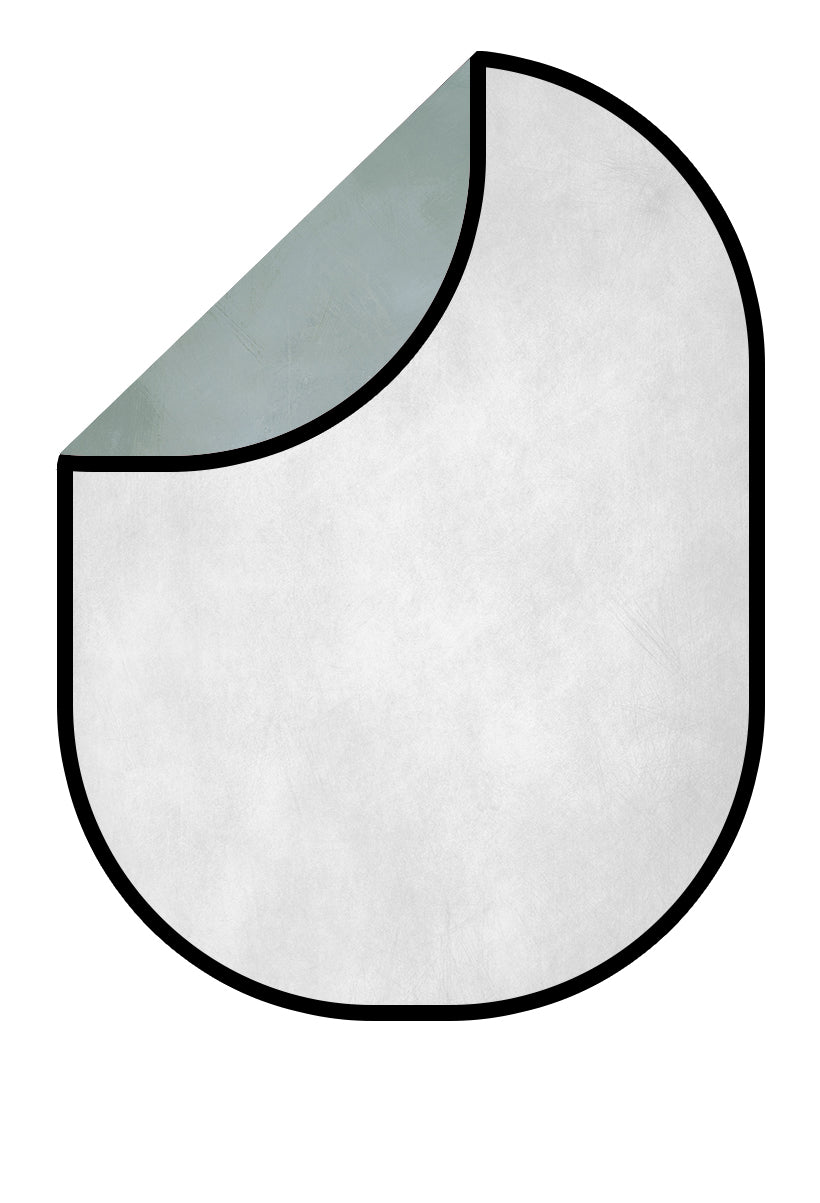 Kate Abstract White/Gray mix Green Collapsible Backdrop Photography 5X6.5ft(1.5x2m) - Kate Backdrop AU