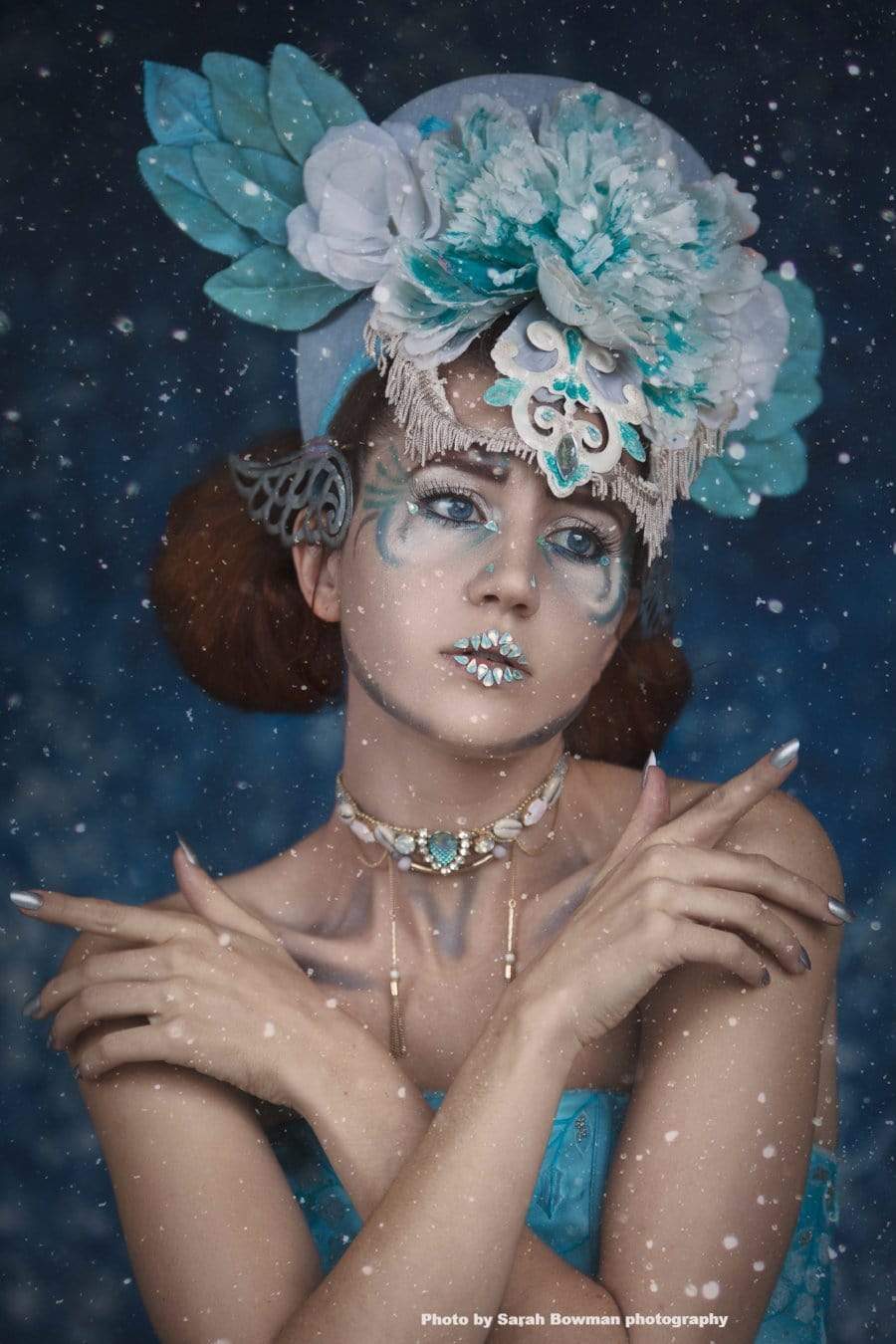 Katebackdrop£ºKate Deep Blue Texture Backdrops old master