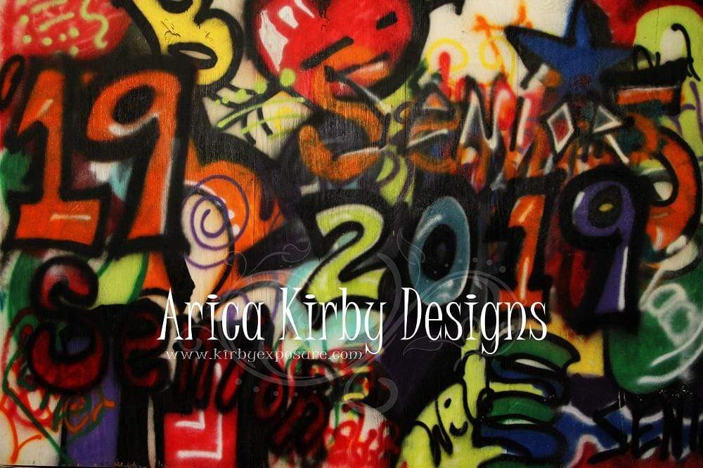 Kate Senior 2019 Graffiti Backdrop designed by Arica Kirby - Kate Backdrop AU