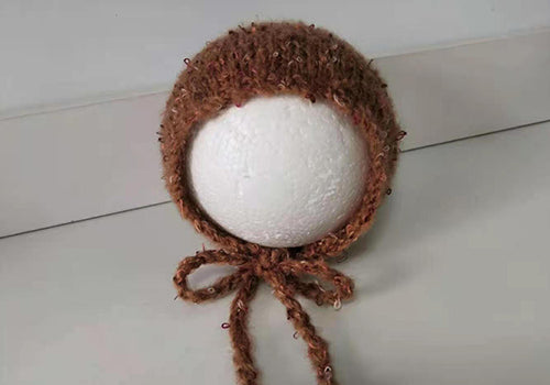 Newborn Prop for Photography Knitting Hat - Kate Backdrop AU