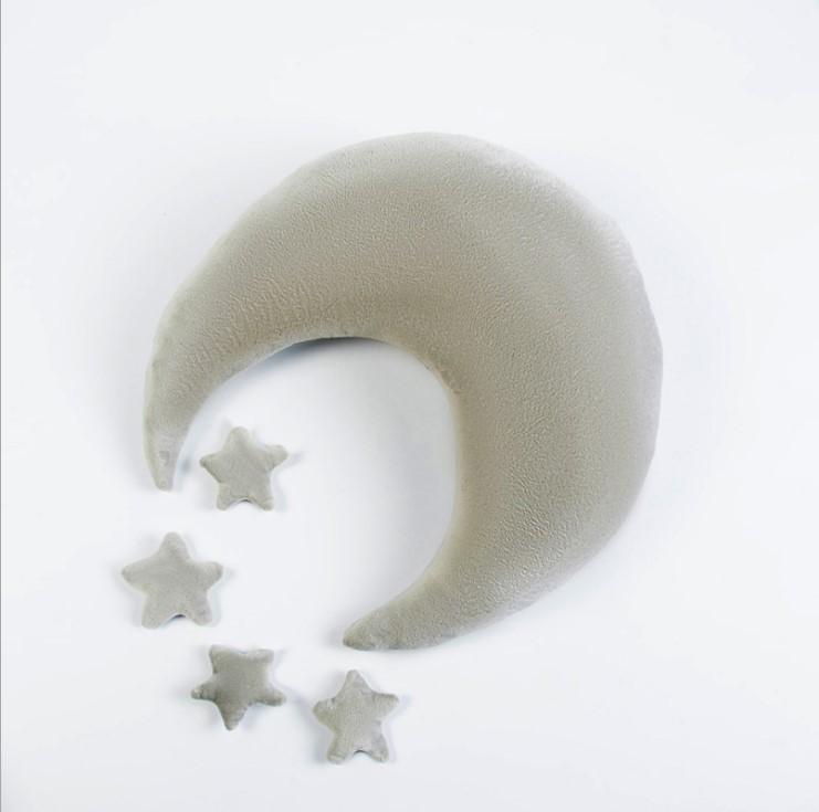 Studio Props Baby Star and Moon Pillow Newborn Photo Props - Kate Backdrop AU