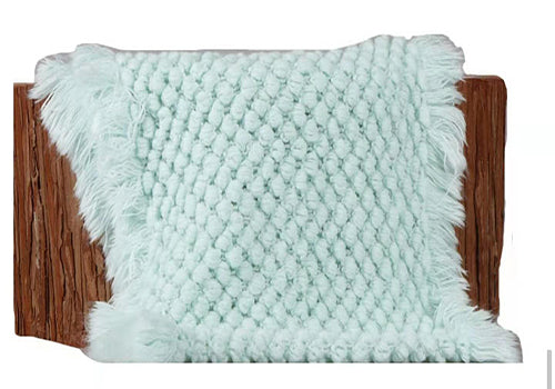 Newborn Prop for Photography Pineapple Pattern Tassel blanket - Kate Backdrop AU