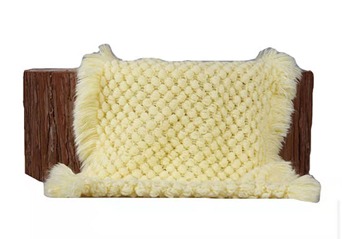 Newborn Prop for Photography Pineapple Pattern Tassel blanket - Kate Backdrop AU