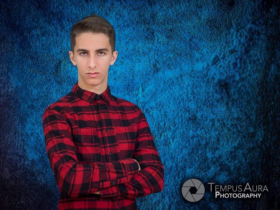 Katebackdrop£ºKate Textured Photo Backdrops deep blue abstract