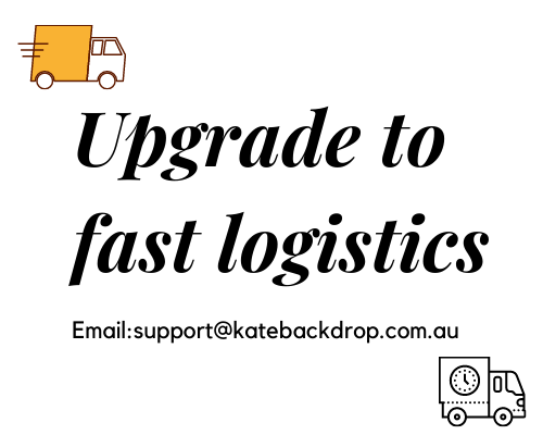 Extra fee for fast logistics - Kate Backdrop AU