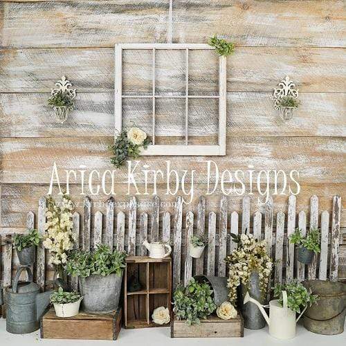 Kate Vintage Spring Veranda Backdrop designed by Arica Kirby - Kate Backdrop AU