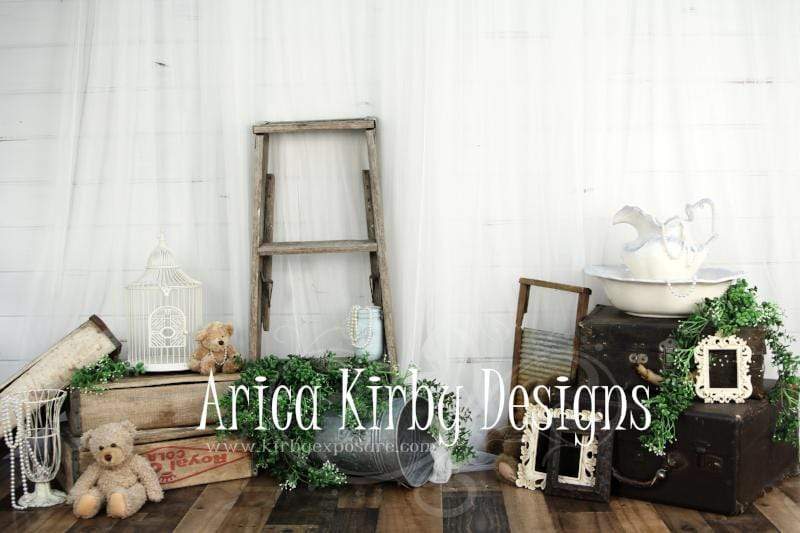 Kate Vintage Treasures Spring/Easter Backdrop designed by Arica Kirby - Kate Backdrop AU