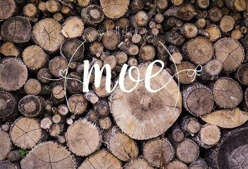 Kate Autumn Wooden Pile Backdrop for Photography Designed By Moements Photography - Kate Backdrop AU