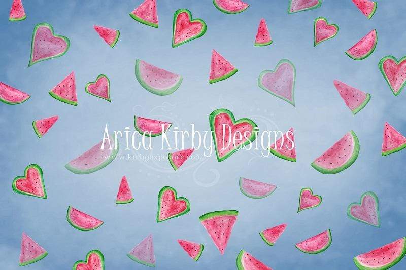 Kate Watermelon Faded Love Backdrop designed by Arica Kirby - Kate Backdrop AU