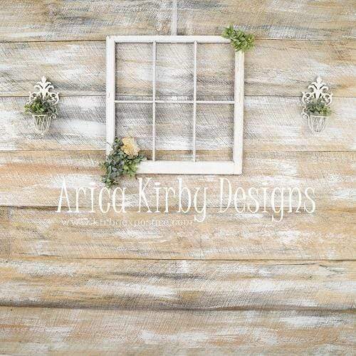 Kate White Wash Window Backdrop designed by Arica Kirby - Kate Backdrop AU