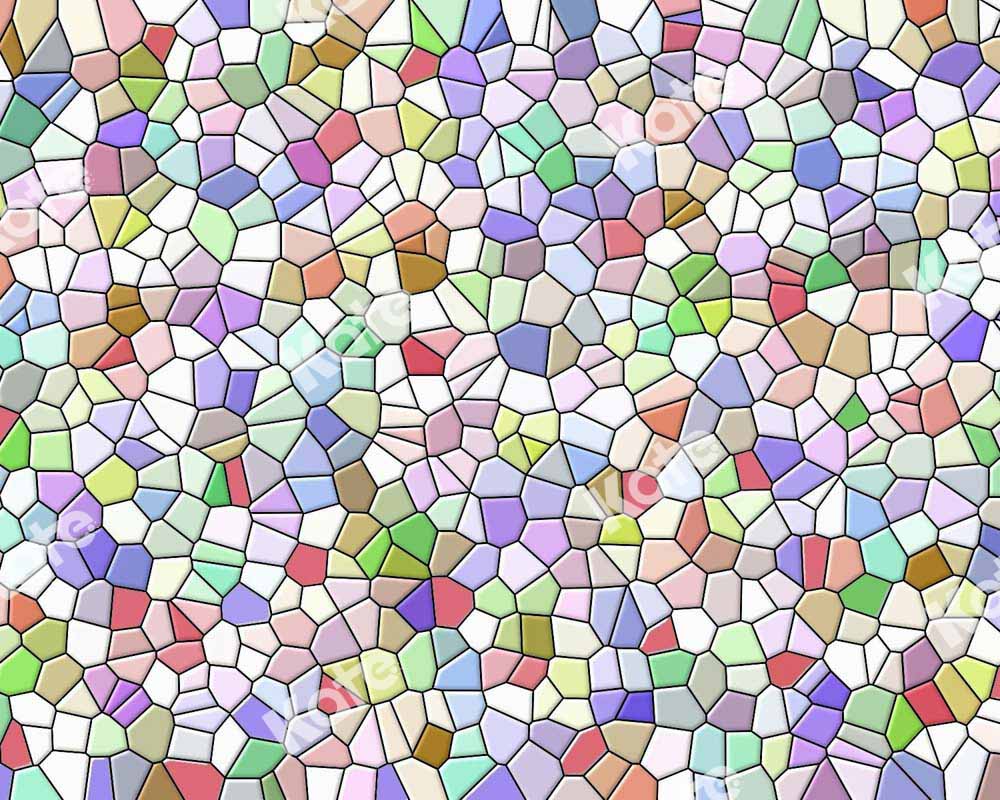 Kate Multicolor Art Stitching Rubber Floor Mat - Kate Backdrop AU