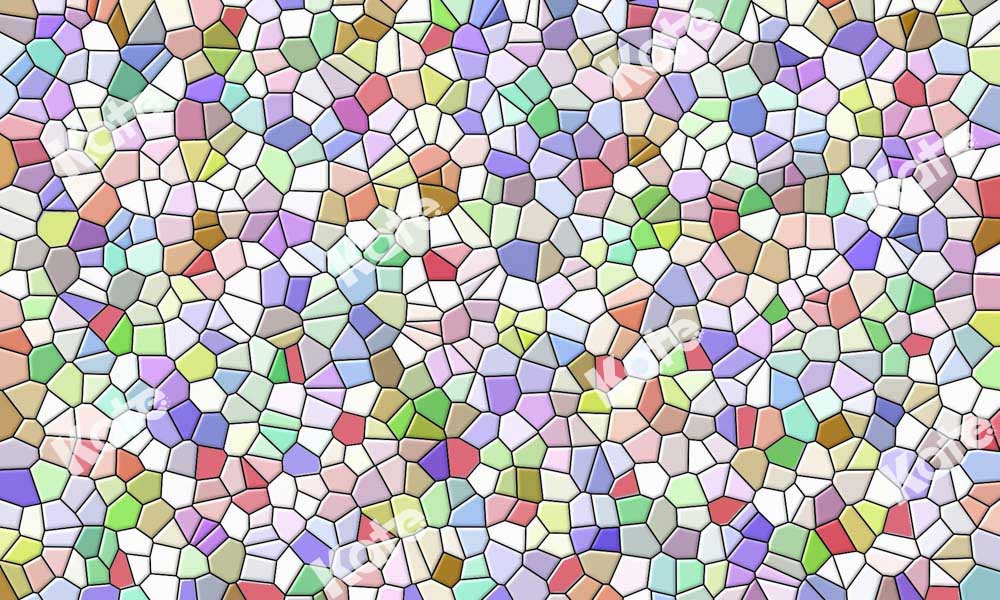 Kate Multicolor Art Stitching Rubber Floor Mat - Kate Backdrop AU