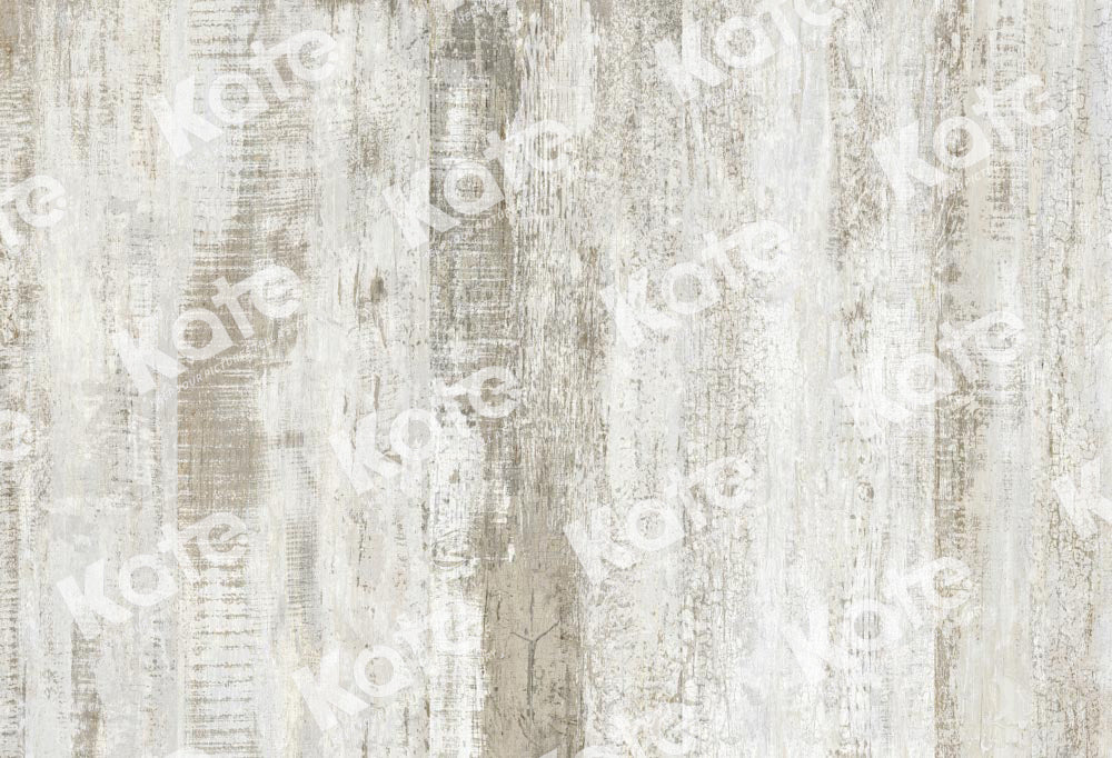 Kate White Oak Wood Rubber Floor Mat - Kate Backdrop AU