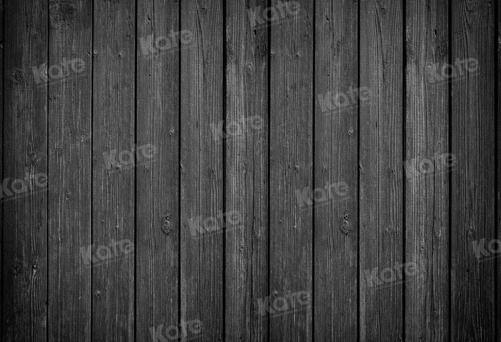 Kate Black Wood Grain Rubber Floor Mat - Kate Backdrop AU