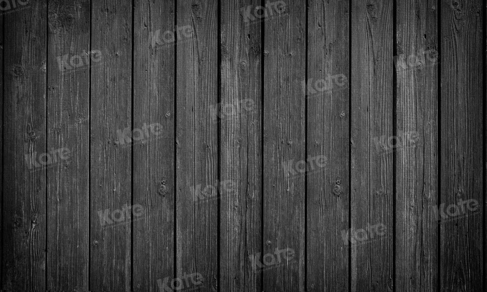 Kate Black Wood Grain Rubber Floor Mat - Kate Backdrop AU