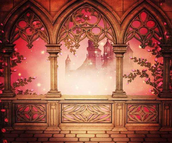 Katebackdrop£ºKate Disney backdrop Architecture Retro Background