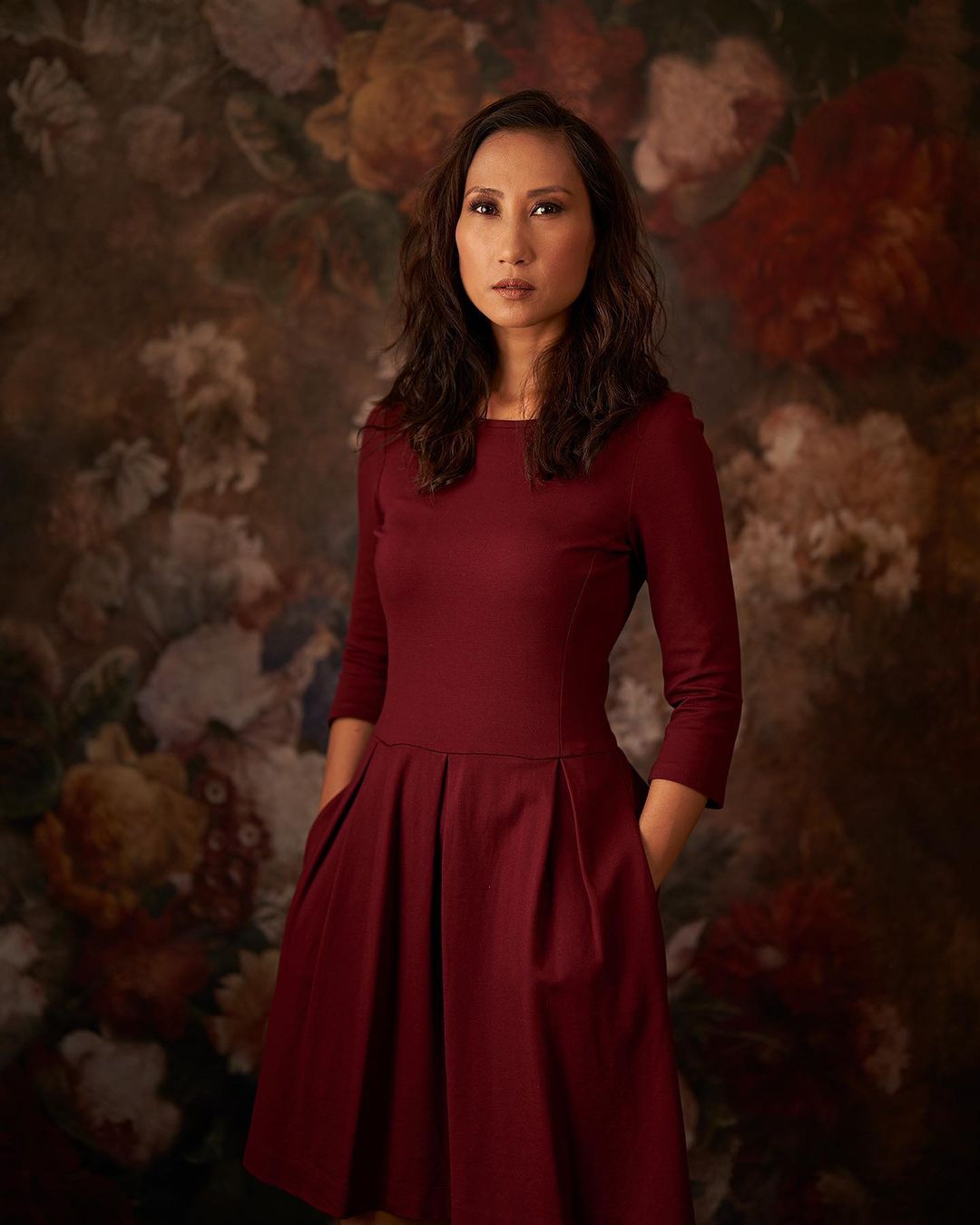 Kate Fine Art Retro Florals Backdrop for Photography - Kate Backdrop AU