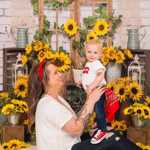 Kate Spring Sunflowers Backdrop Designed by Emetselch - Kate Backdrop AU