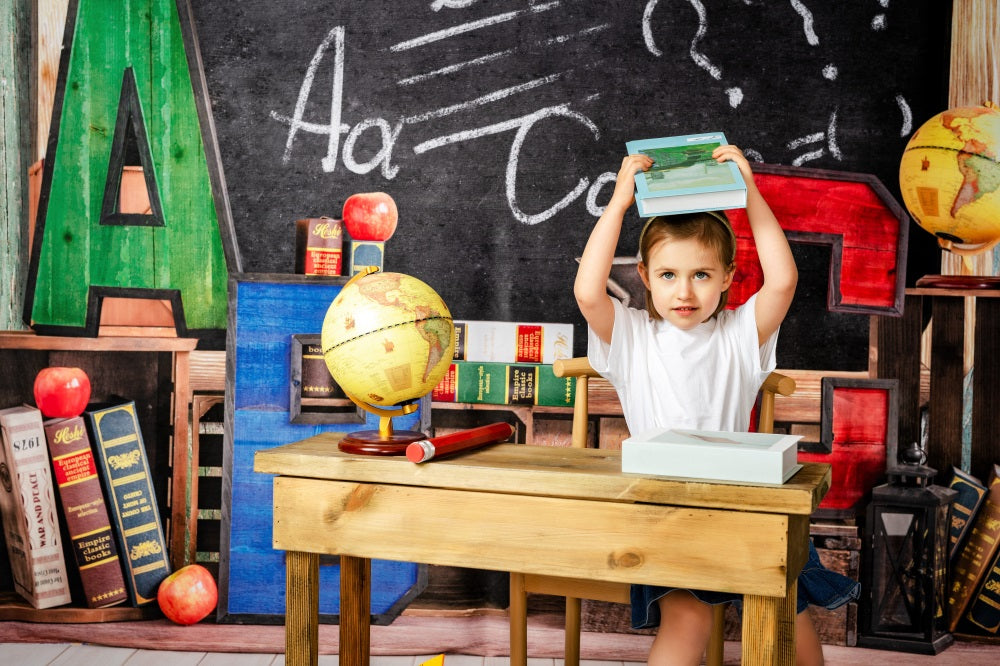 Kate Children Back to School Backdrop Designed by Emetselch