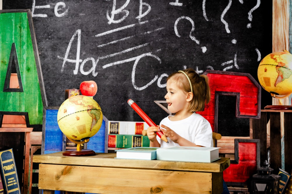 Kate Children Back to School Backdrop Designed by Emetselch