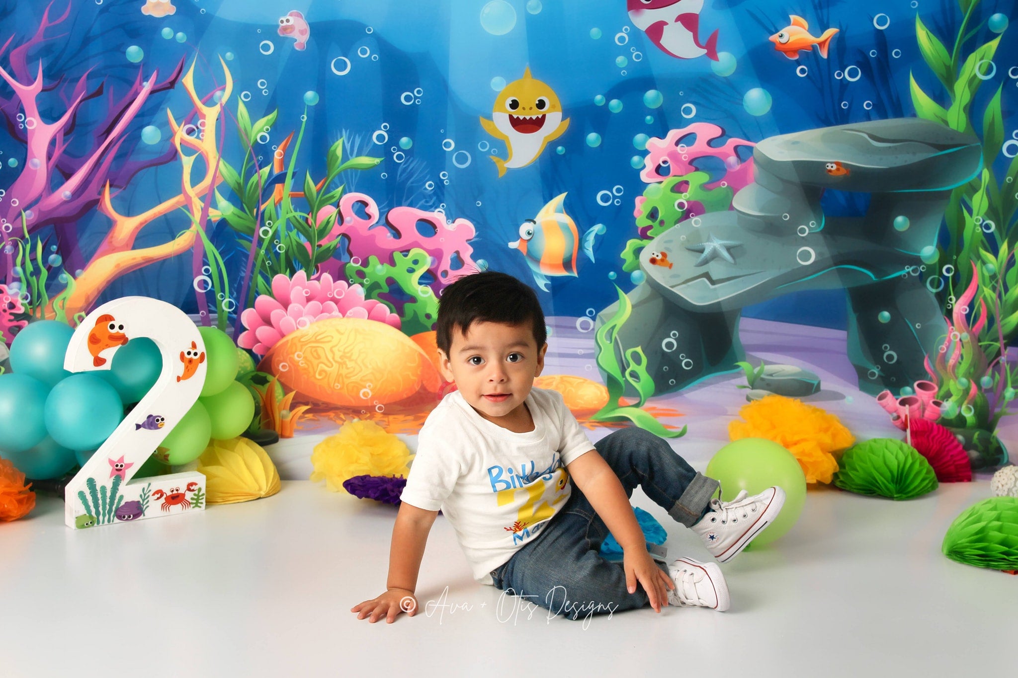Kate Underwater World Mermaid Scene Backdrops for Photography - Kate Backdrop AU
