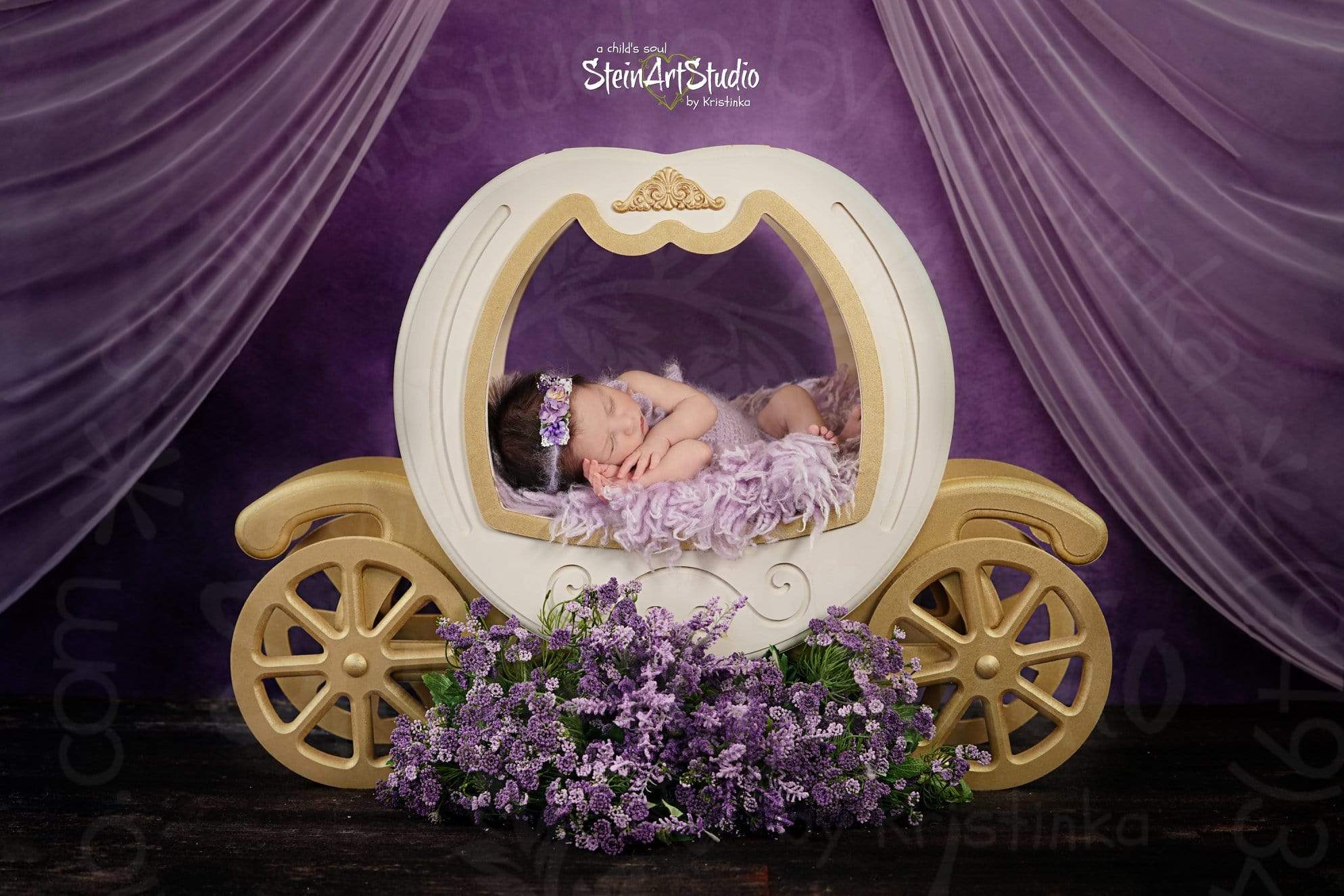 Kate Dark Purple Texture Abstract Background Photos Backdrop Portait - Kate Backdrop AU