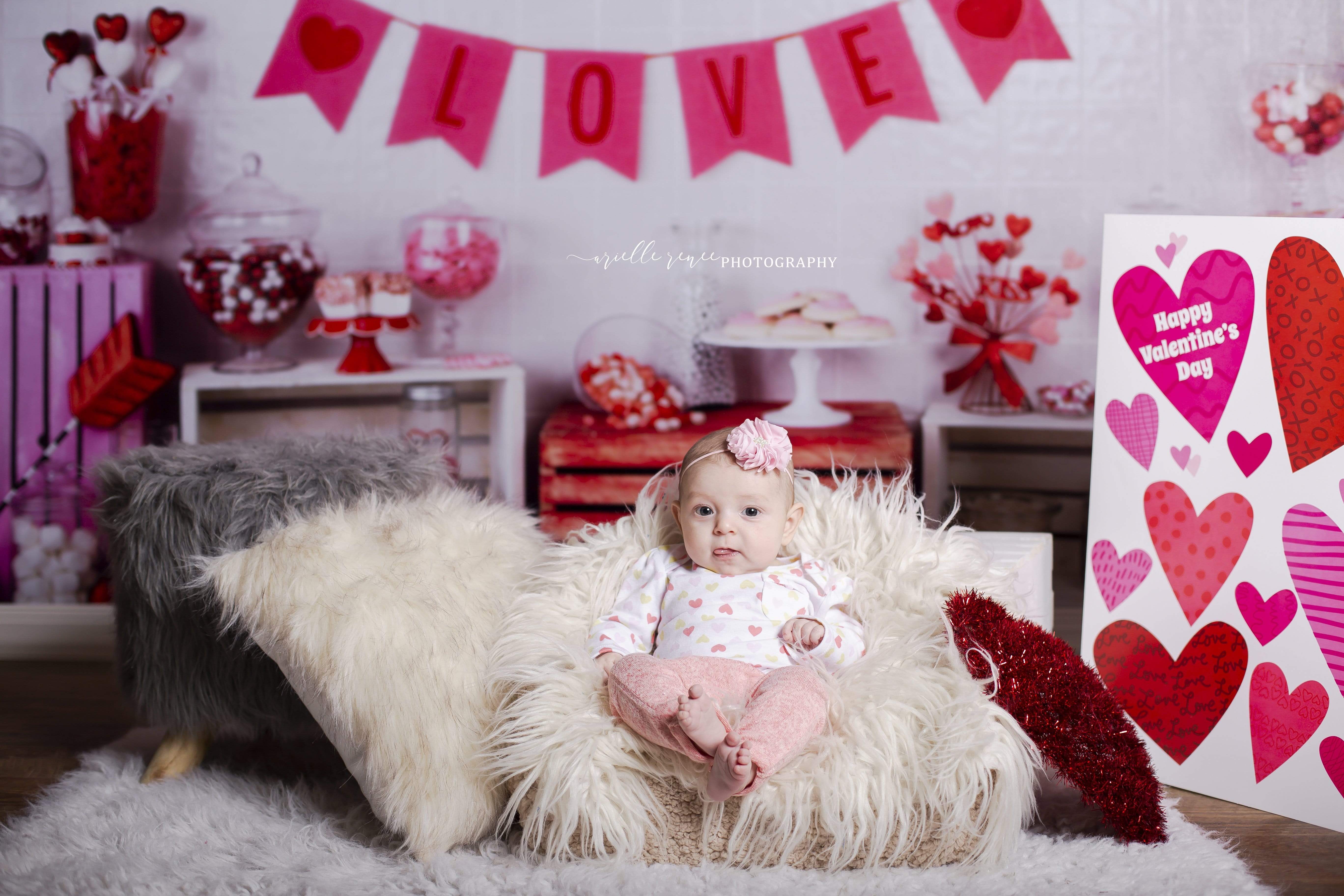 Kate Valentine Sweet Shoppe Backdrop designed by Arica Kirby - Kate Backdrop AU