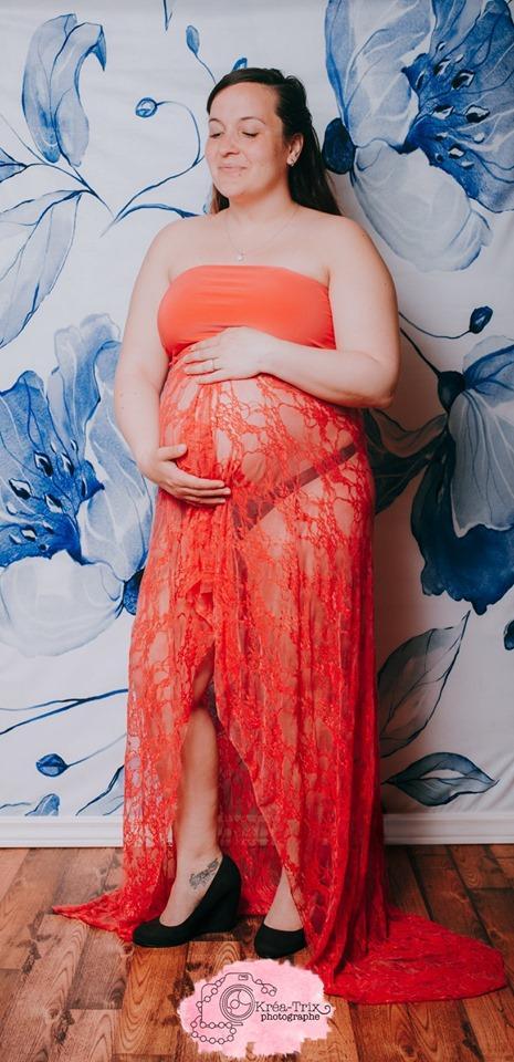 Kate Retro Blue Flower Backdrop for Photography - Kate Backdrop AU